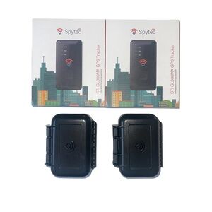 SPYTEC STI GL300MA GPS Tracker & Weatherproof Magnetic Case Excellent. NWT